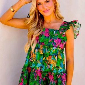 Brand New Never Worn Red Dress Boutique Palms Away Dress